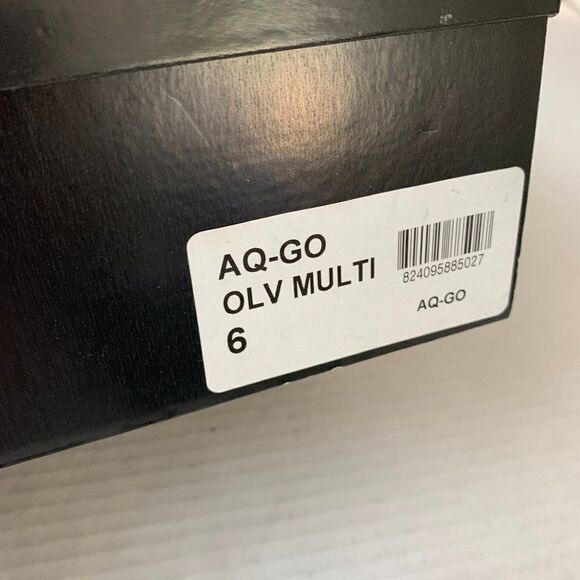 Aqua Go Hiker Combat Platform Booties Olive Green - Picture 13 of 13